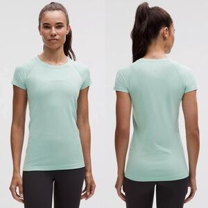 NWOT Lululemon Swiftly Short Sleeve Tee Hip Length Sea Water 💚💙